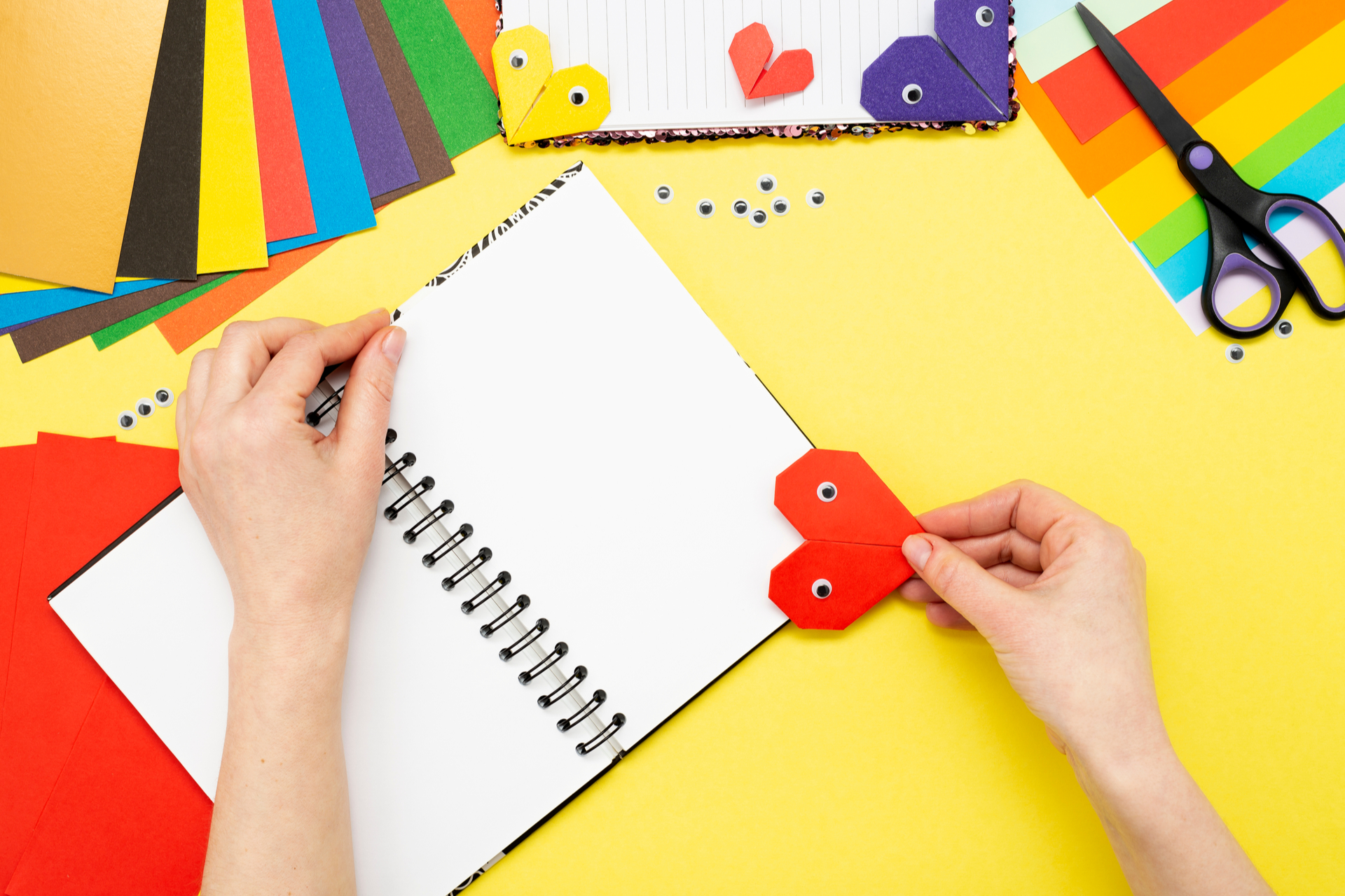 Lesezeichen basteln ist abwechslungsreich und kreativ