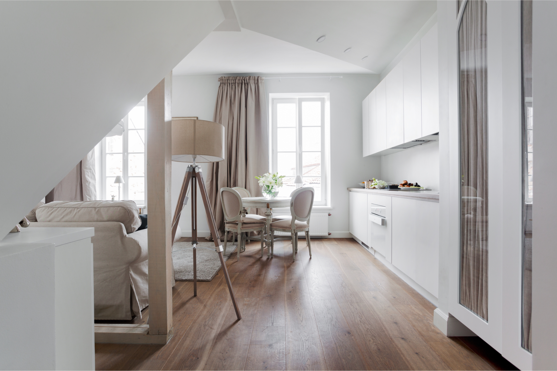 Dachwohnung einrichten - Viele Möglichkeiten auf engem Raum