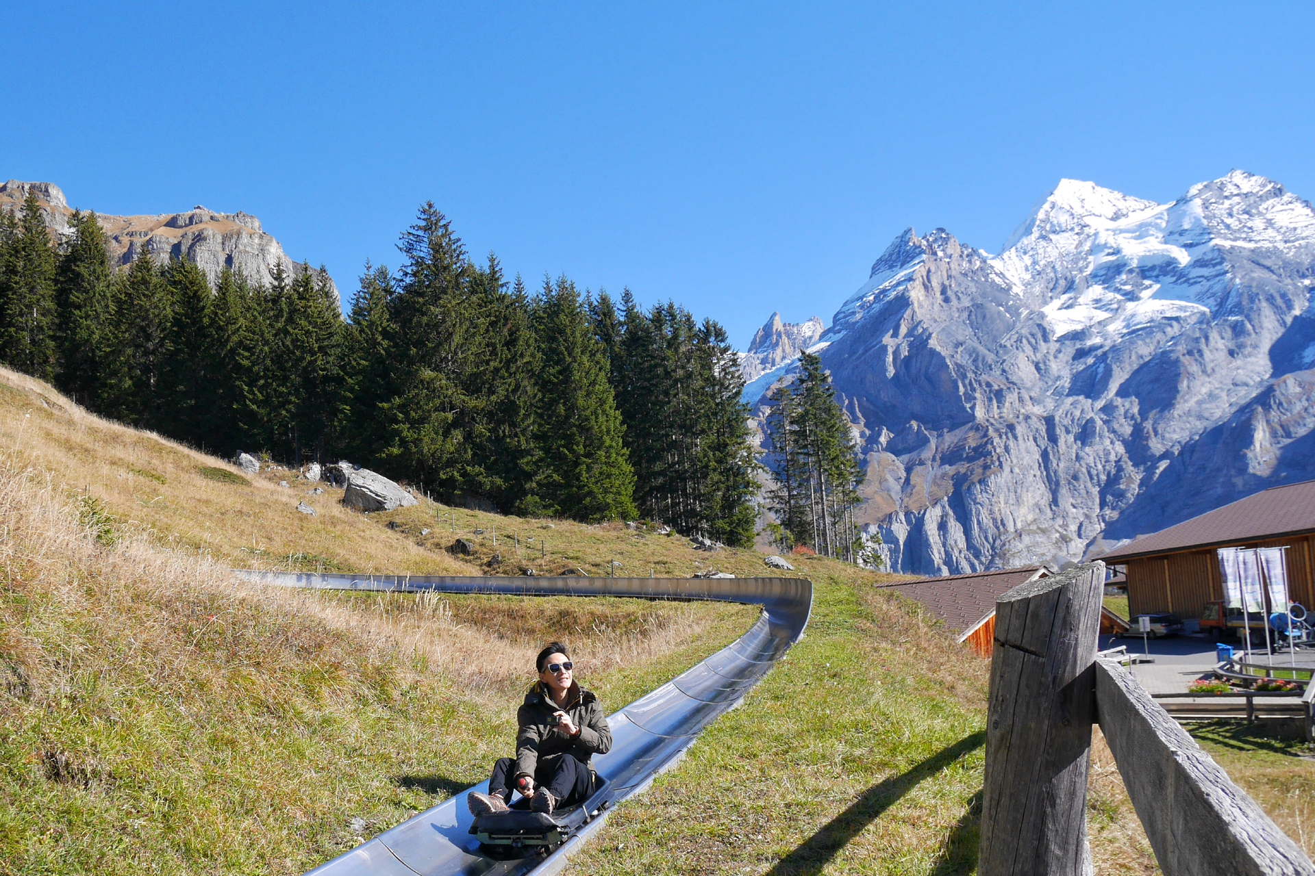 Rodelbahn in der Schweiz 