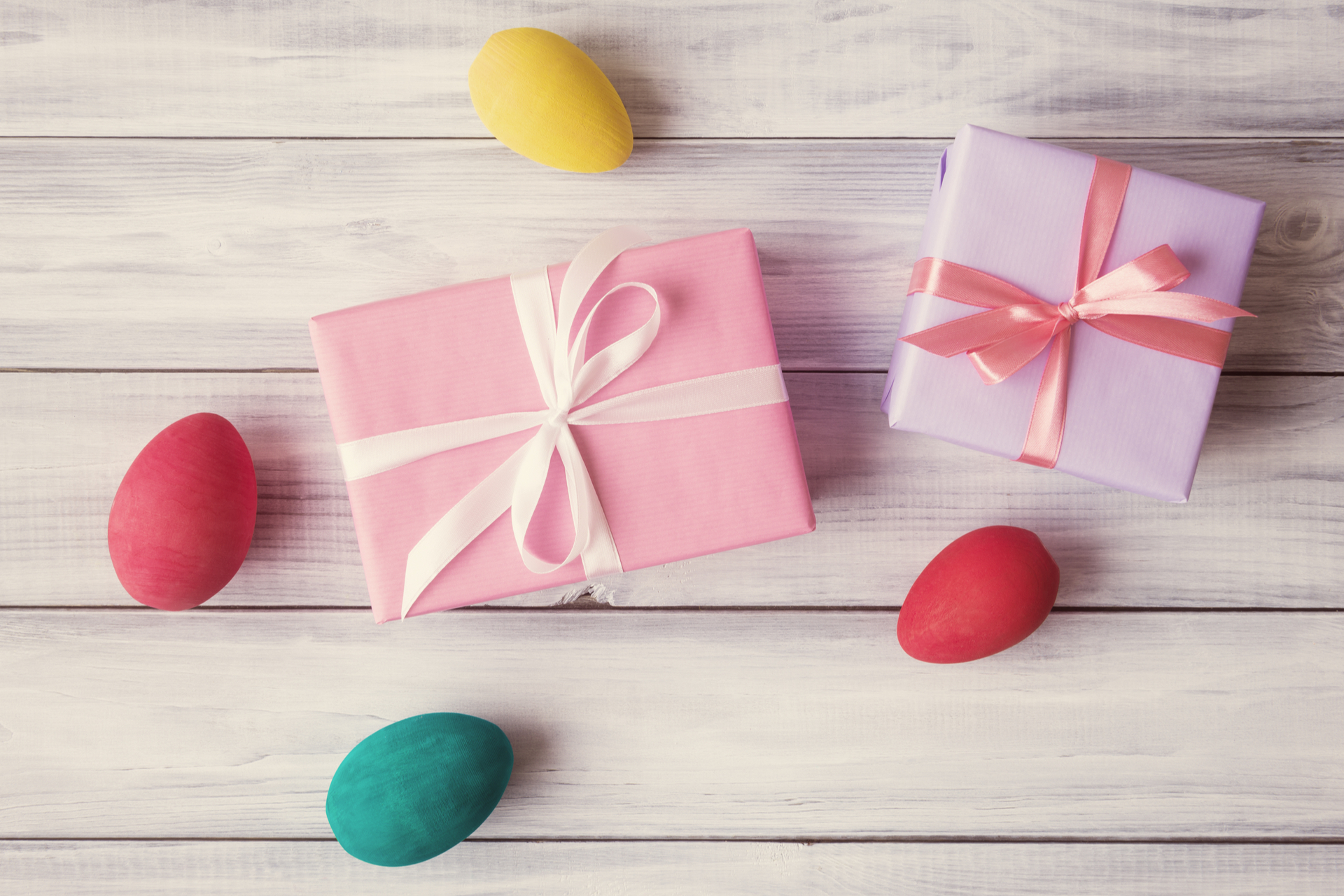 Österliche Symbole als Ostergeschenke genutzt